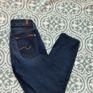 7 for all mankind kimmie crop size 25